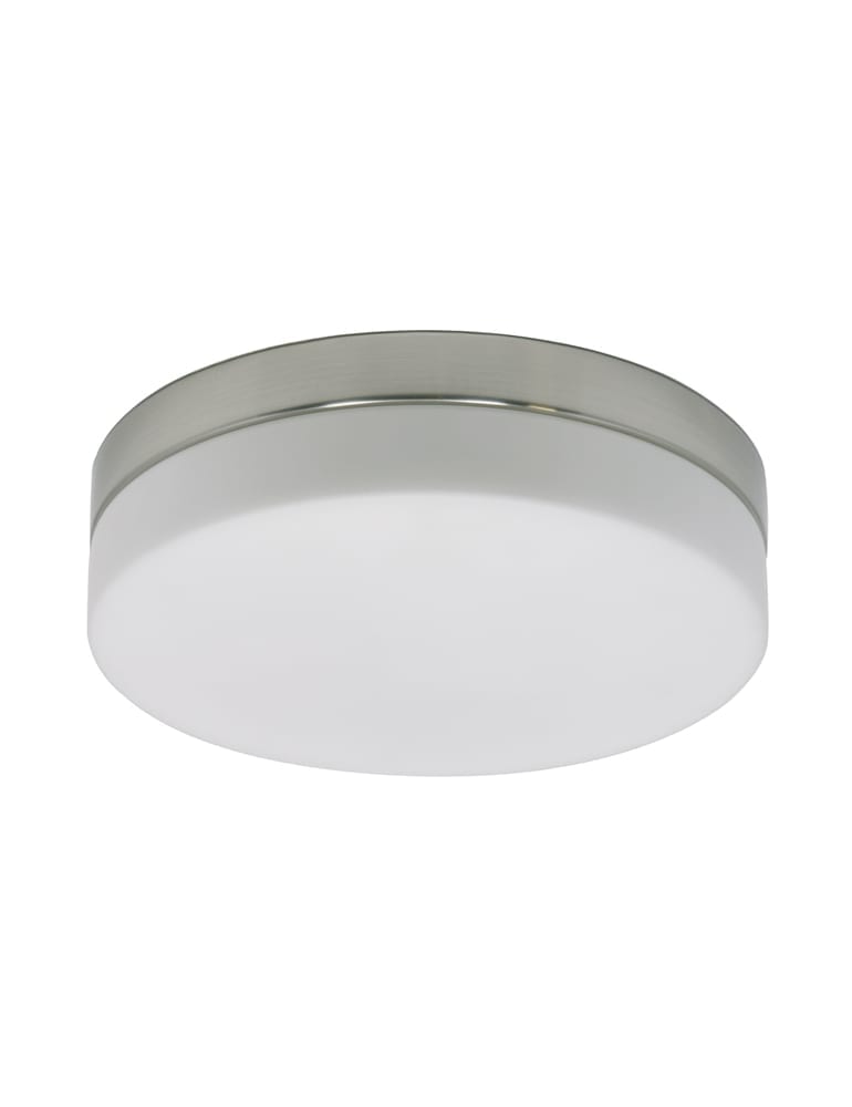 Rijden Begrafenis Citaat Badkamer plafonnière Steinhauer Ceiling and Wall staal met wit glas -  Directlampen.nl