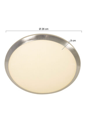 steinhauer-plafonniere-ceilingandwall-staal-glasmetaal-ø26cm-e27-2337st-1
