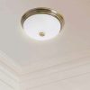Plafonnière met klassieke elementen Steinhauer Ceiling brons