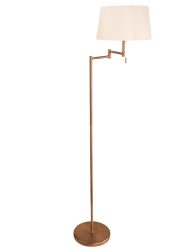 Klassieke staande schemerlamp Mexlite Bella brons