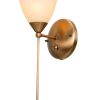Klassieke fakkel wandlamp Steinhauer Burgundy brons