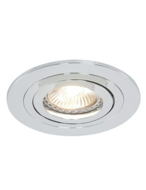 Ronde inbouwspot round chroom Steinhauer Pelite spot