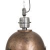 Robuuste industrielamp Steinhauer Bikkel Bruin ø42 cm