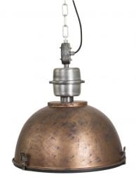 Robuuste industrielamp Steinhauer Bikkel Bruin ø42 cm