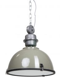Industriële fabriekslamp Steinhauer Bikkel groen ø42 cm