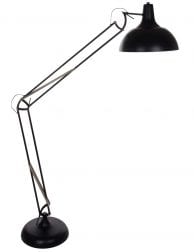 zwarte vloerlamp