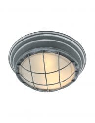 Grijze plafondlamp