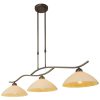 Drielichts klassieke hanglamp Steinhauer Capri brons