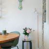 Scandinavische vloerlamp wit