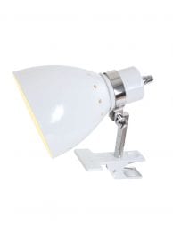 Witte klemlamp