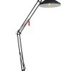 Grote industriële staande vloerlamp Anne Lighting Zappa zwart