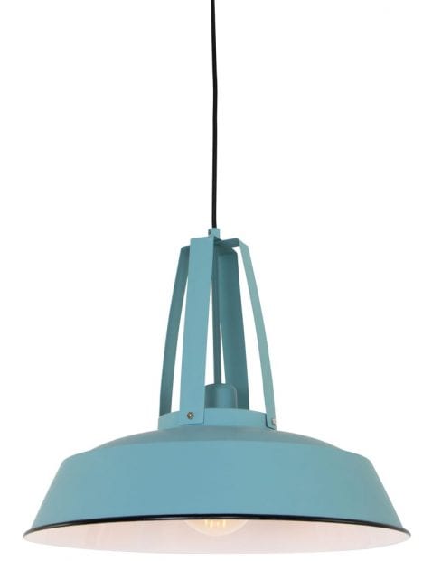 blauwe-industriele-grote-hanglamp