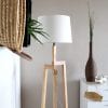 Staande schemerlamp driepoot Mexlite Sabi hout
