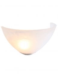 Sfeervolle wandlamp Steinhauer Burgundy staal