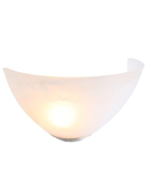 Sfeervolle wandlamp Steinhauer Burgundy staal