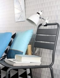 Witte spot met klem Steinhauer Spring