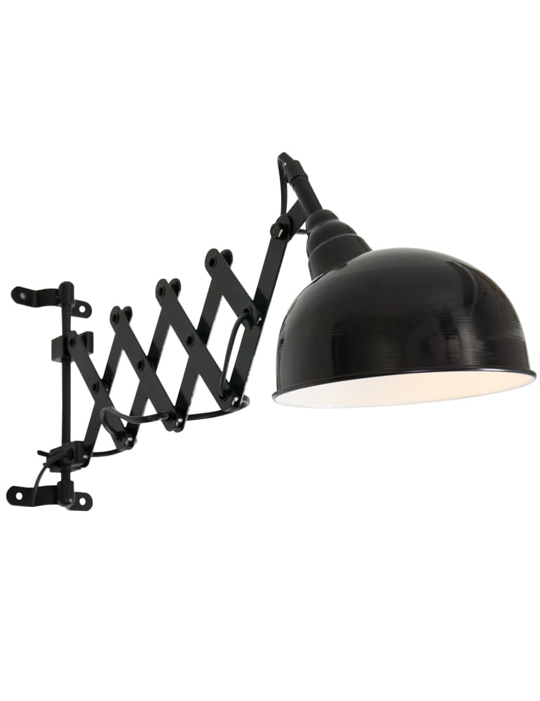 roem houding Vulkanisch Uitrekbare schaarlamp Steinhauer Yorkshire zwart - Directlampen