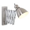 Uittrekbare wandlamp Steinhauer Spring staal