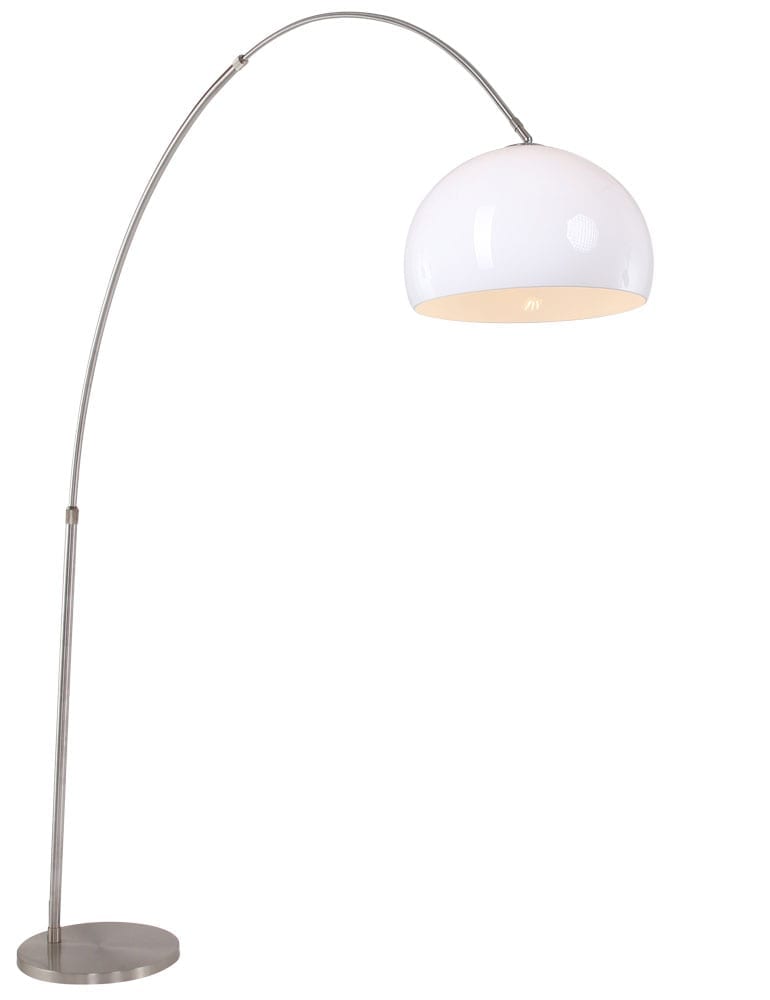 Vergelijking George Stevenson Classificatie Booglamp met witte kunststof kap - Directlampen.nl