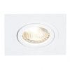 Moderne inbouwspot vierkant Mexlite Square wit