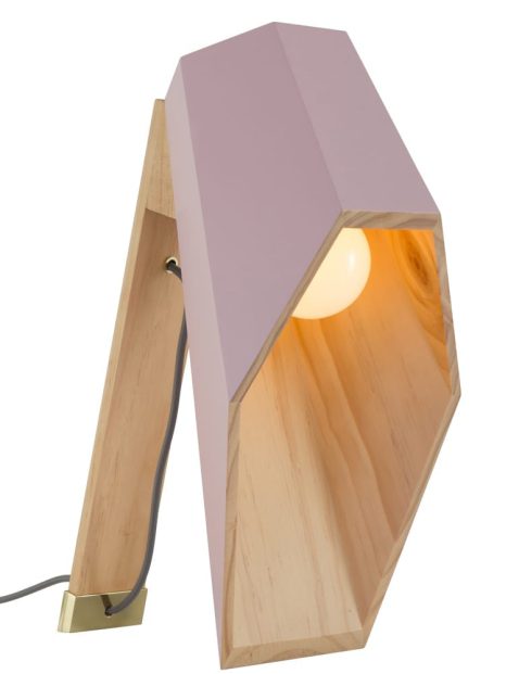 woodspot-tafellamp-seletti-roze-hout