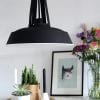 Zwarte stoere hanglamp Mexlite Luna