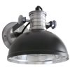 Industriële wandlamp Steinhauer Brooklyn zwart