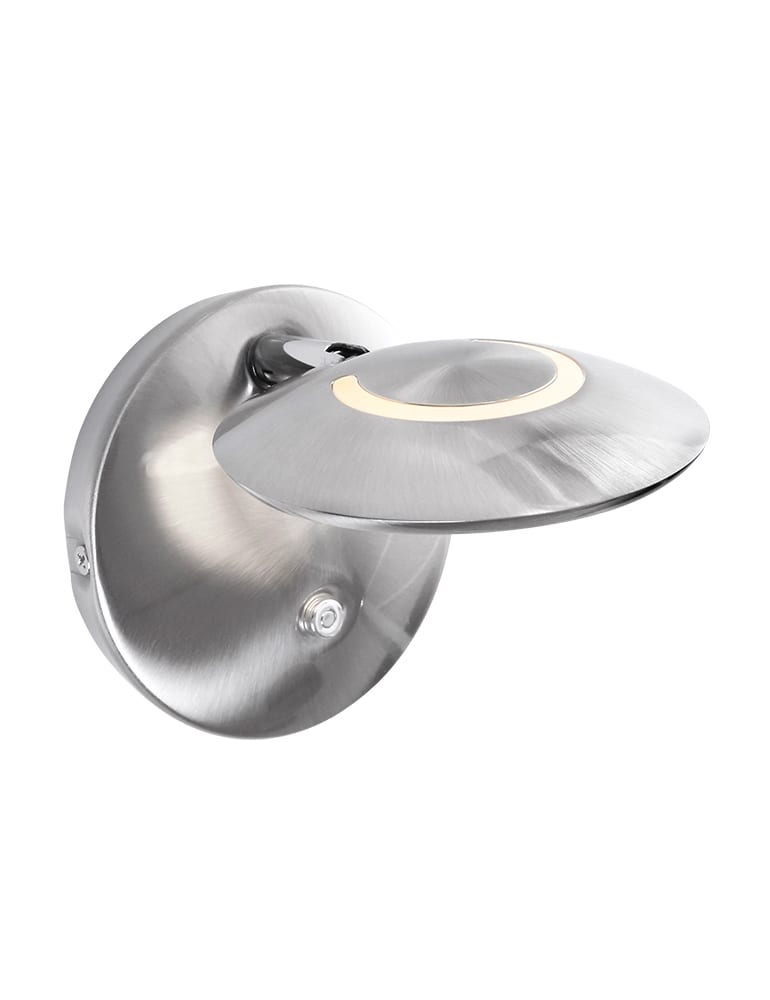 Zenith stalen wandlamp