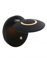 Steinhauer Zwarte wandlamp.
