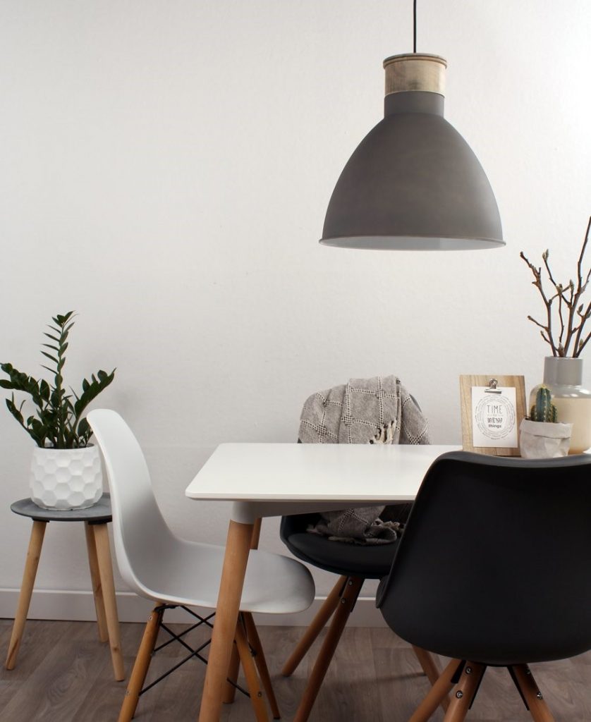 betonlamp grijs