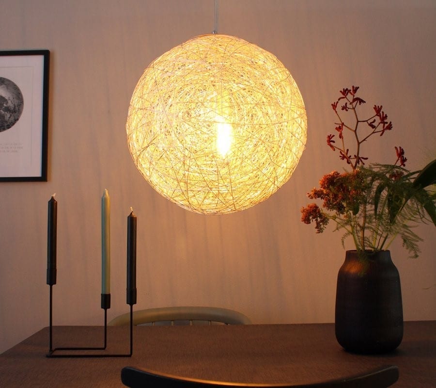 gezellige hanglamp met speels effect