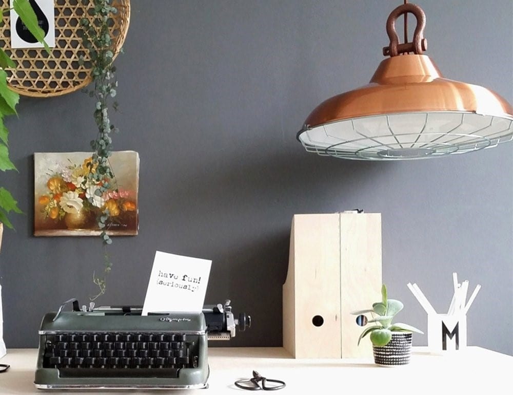 koperen hanglamp