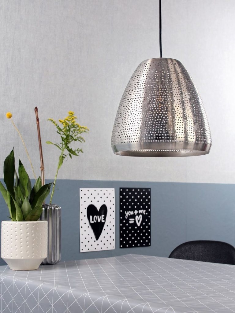 stalen oosterse hanglamp