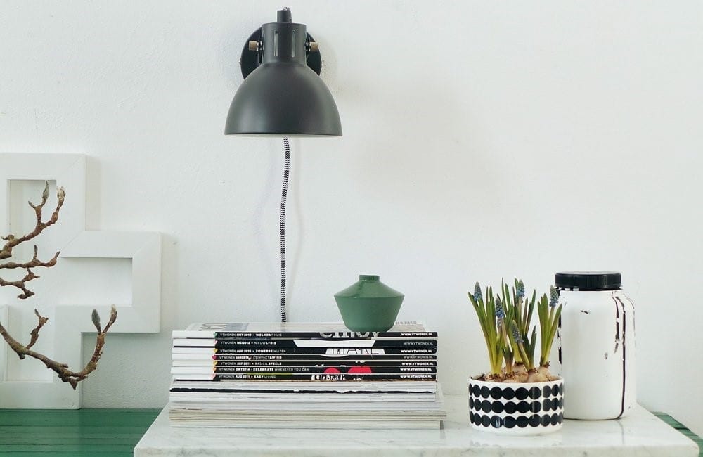 wandlamp cera grijs