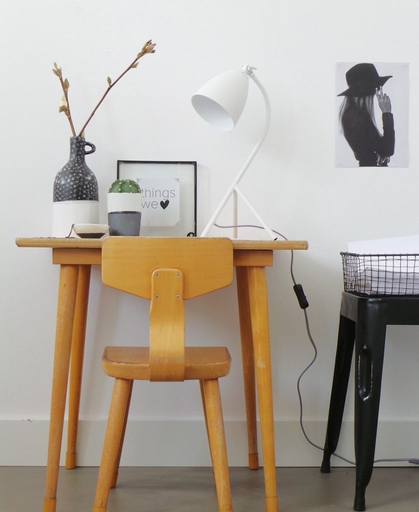witte bureaulamp