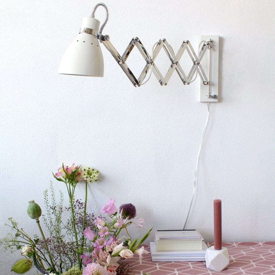 witte wandlamp