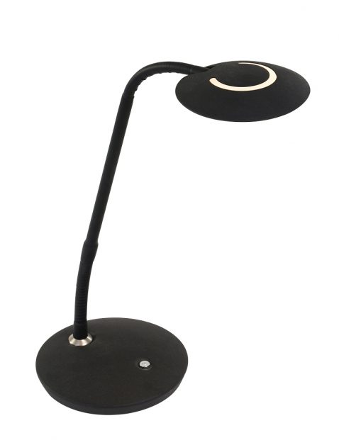 Zenith zwarte tafellamp led