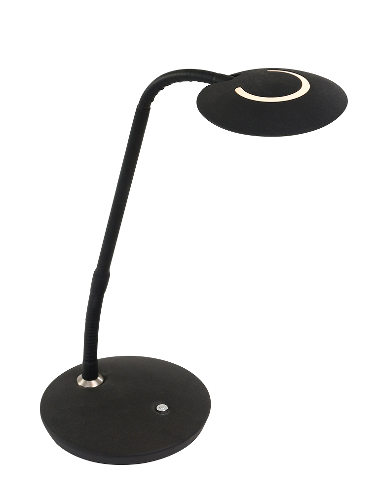 Zenith zwarte tafellamp led