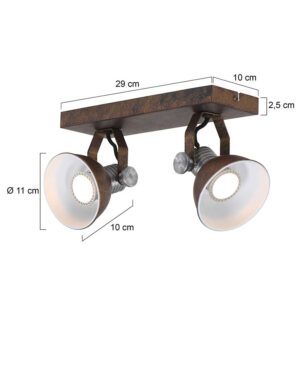 steinhauer-spot-brooklyn-bruin-metaal-opbouwspot-gu10-1534b-1