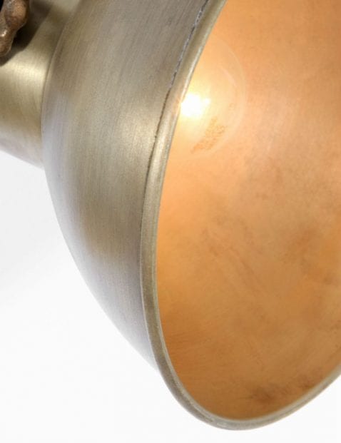 2 lichts spot met metalen kap