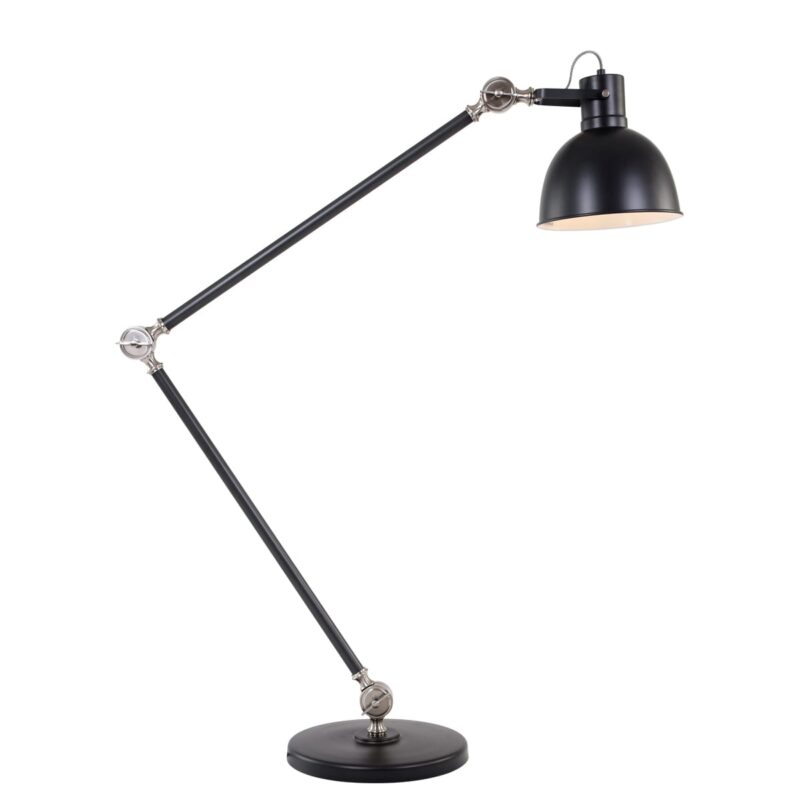 Industriële vloerlamp Mexlite Dominique zwart - Afbeelding 5