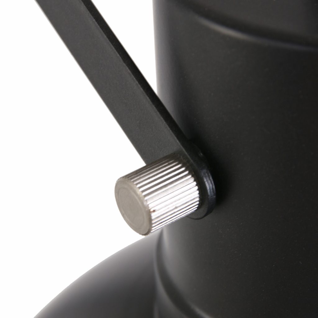 Industriële vloerlamp Mexlite Dominique zwart - Afbeelding 8