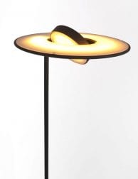 Zwarte vloerlamp