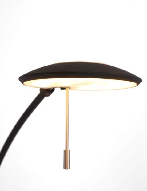 Moderne zwarte vloerlamp