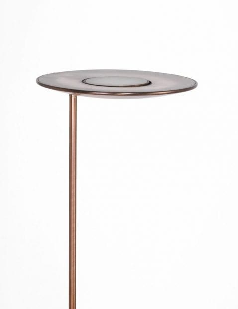 bronzen led vloerlamp