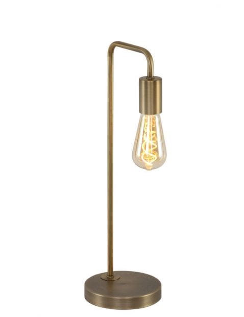 bronzen tafellamp