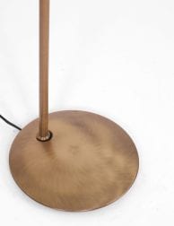 bronzen vloerlamp