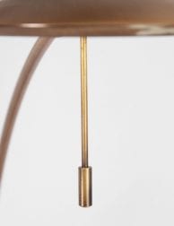 bronzen vloerlamp met verstelbare leeslamp