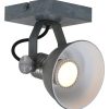 Industriële LED plafondspot Steinhauer Brooklyn grijs