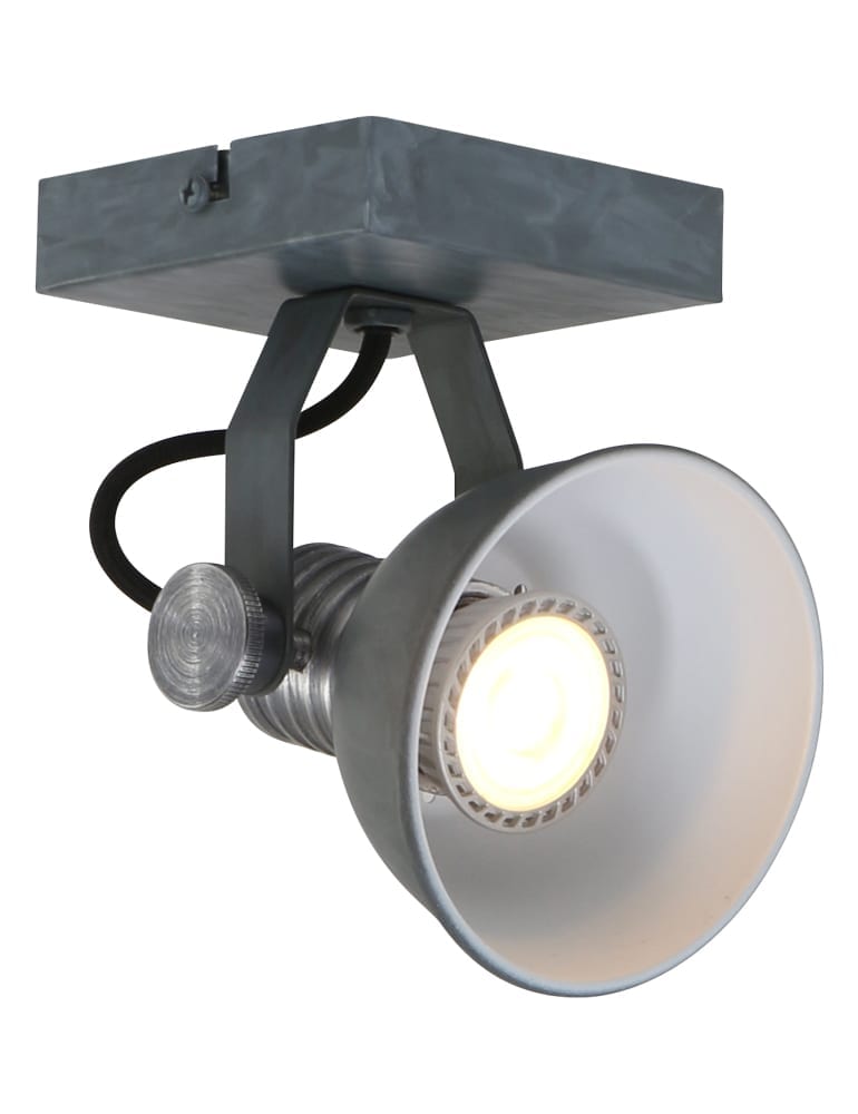 Industriële LED plafondspot Steinhauer Brooklyn grijs